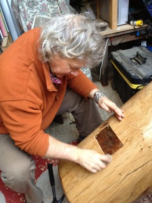 attaching the plaque