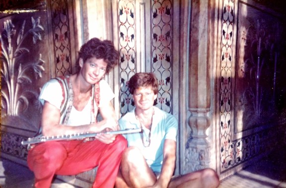 Matt and Robin in India