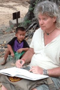 drawing with an admirer