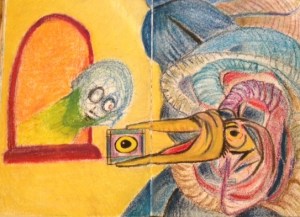 Acid blotter drawing